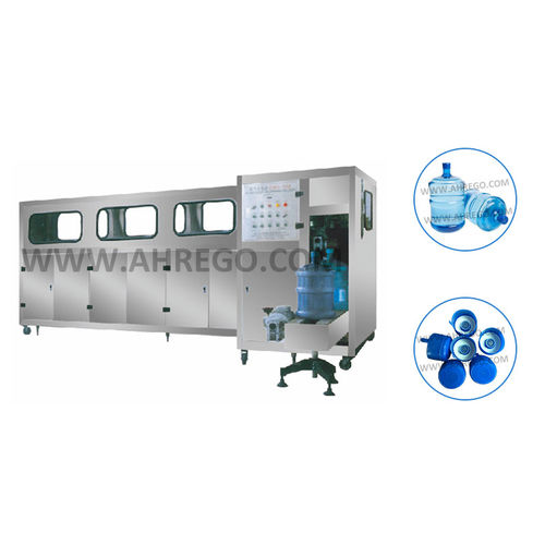 Rinceuse / remplisseuse / capsuleuse de seaux - QGF series - Anhui Koyo Rego Machinery Technology Co., Ltd. - eau potable / automatique