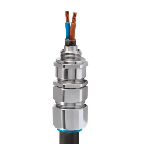 Presse-étoupe en laiton nickelé - E2W  - CMP Products - en laiton / en aluminium / IP66