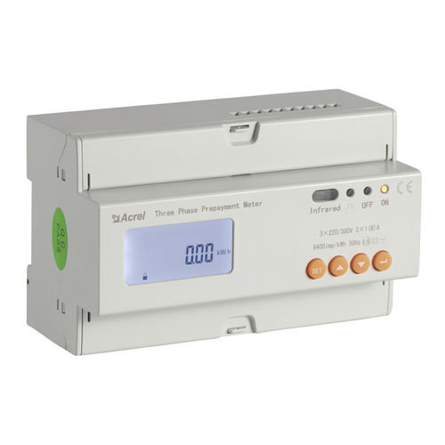 Compteur d'énergie électrique triphasé - ADL300-EY - ACREL CO., LTD. - sur rail DIN / RS-485 / 50 Hz