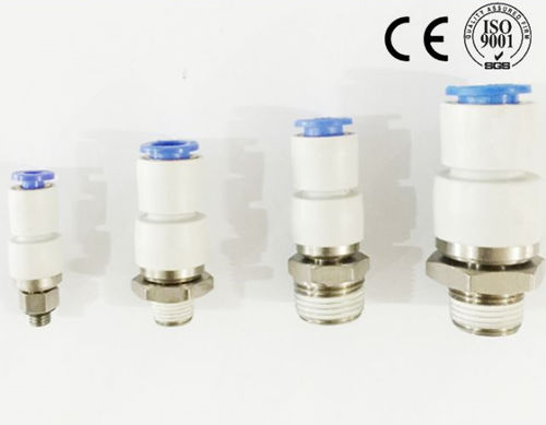 Raccord pneumatique - Ningbo Hi-Tech Smart Machinery Co., Ltd. - fileté / rapide / coudé