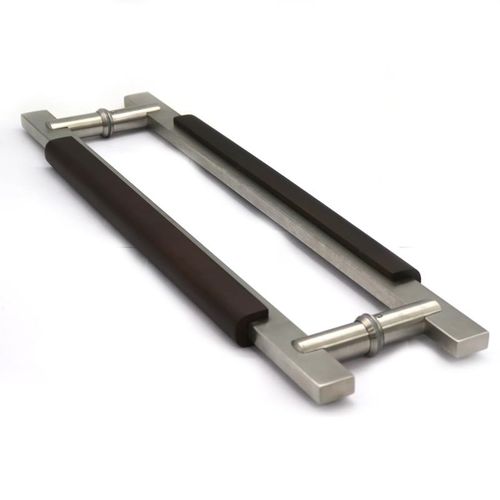 Poignée pour porte en verre - HB-257 - ALLY HARDWARE CO., LIMITED - étrier / tubulaire / en acier inox