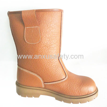 Bottes de sécurité à usage industriel - AX09100 - Wenzhou Anxu Shoes Co., Ltd. - étanche / en cuir / en PU