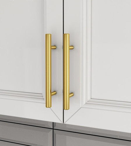 Poignée étrier - H5955 - Guangdong Aosite Hardware Precision Manufacturing Co., Ltd. - pour porte / en laiton / en T