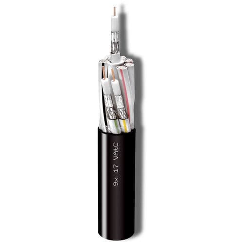 Câble électrique multicœur - 9X17VATCM - Cavel - de données / coaxial / antenne TV