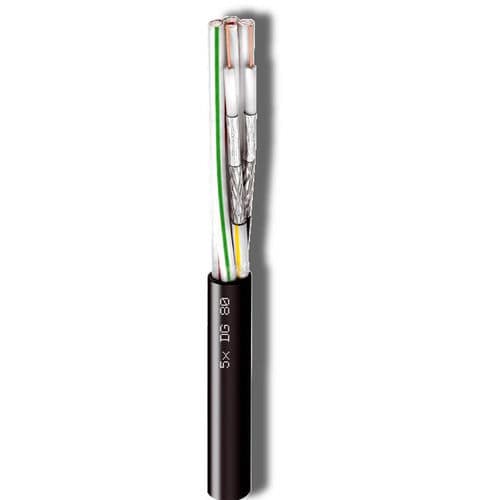 Câble électrique multicœur - 5XDG80M - Cavel - de données / coaxial / antenne TV