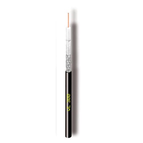 Câble électrique coaxial - WL300 - Cavel - RF / isolé / rond