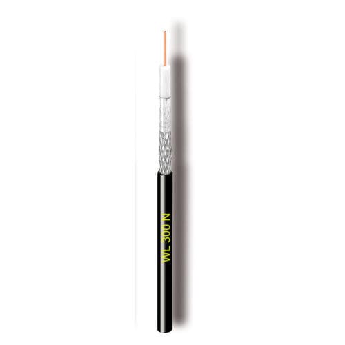Câble électrique coaxial - WL300N - Cavel - RF / isolé / rond