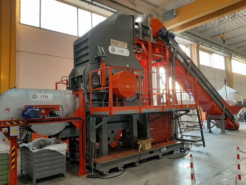 Broyeur de déchets - ITR HMS - ITR Recycling Technologies - pour métaux / à marteaux / horizontal