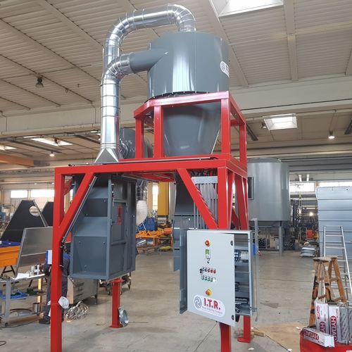 Séparateur de déchets - SZZ - ITR Recycling Technologies - à air / pour tri sélectif / vertical