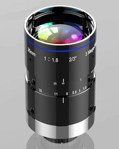 Objectif de microscope à focale fixe - UN-TFA3518C - UNI Optics Co., Ltd - pour la vision industrielle / compact