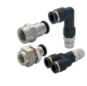 Raccord pour air comprimé - AT series - Koganei Corporation - rapide / type droit / en T