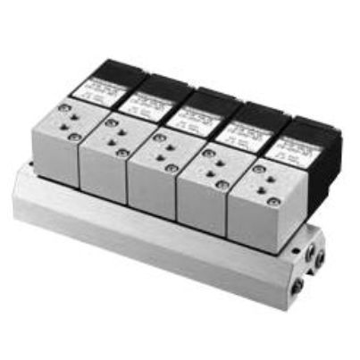 Bloc électrovanne à commande directe - CS-050 series - Koganei Corporation - 2 voies / 3 voies / 5 voies