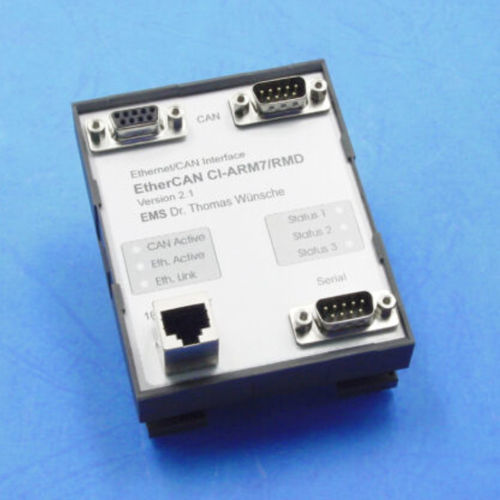 Passerelle de communication - EtherCAN CI-ARM7/RMD series - EMS Dr. Thomas Wünsche e.K. - industrielle / Ethernet / série