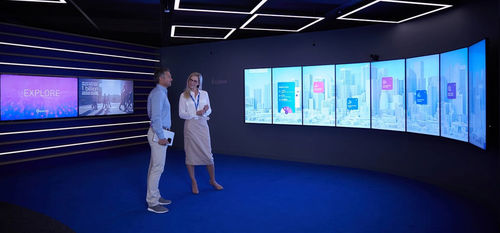 Moniteur IPS LCD - TILE - Displax SA - tactile / 55" / encastrable