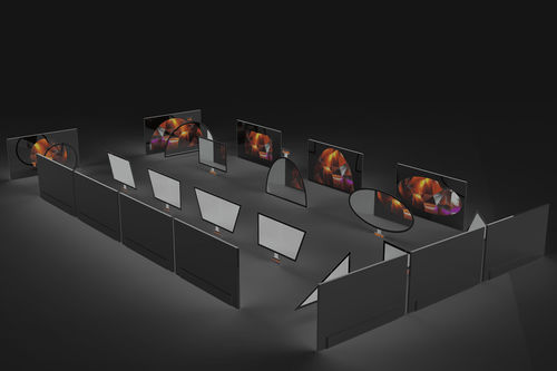 Dalle tactile à ondes de surface - SHAPES - Displax SA - tactile multipoint / industrielle / sur mesure