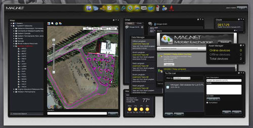 Logiciel de gestion - MAGNET Relay - TOPCON - de cartographie / de chantier / de topographie