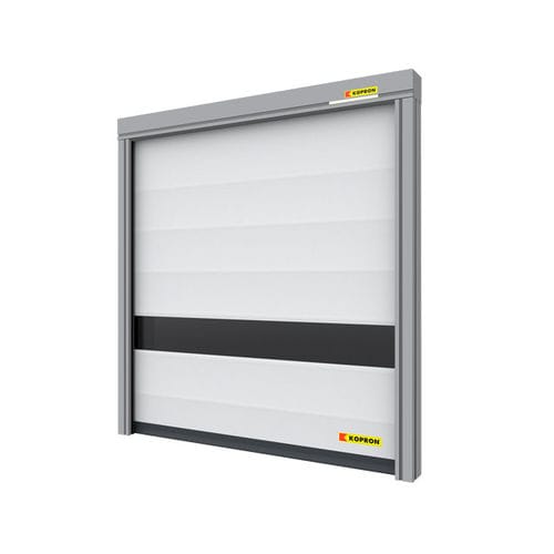 Porte pliante - FAST PACK - KOPRON SPA - en acier galvanisé / PVC / industrielle