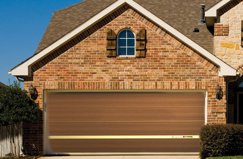Porte sectionnelle - Classic style - KOPRON SPA - en bois / pour l'extérieur / pour garage