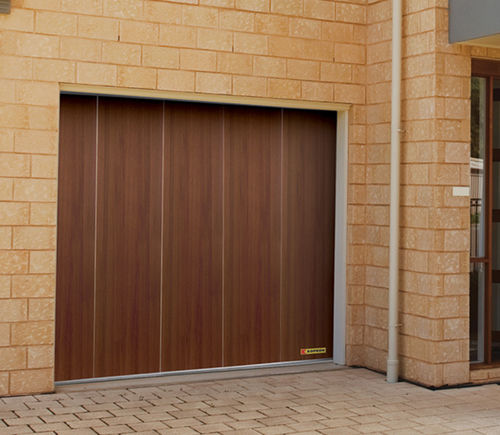 Porte coulissante - K-Side - KOPRON SPA - sectionnelle / en bois / pour garage