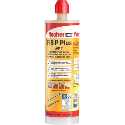 Mortier pour ancrage - FIS P Plus - Artur Fischer - à 2 composants