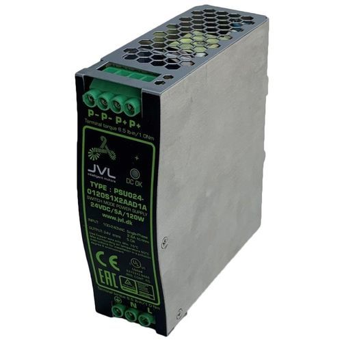 Alimentation électrique sur rail DIN - PSU024-0120S1X2AAD1A - JVL A/S - AC/DC / à sortie simple / à découpage