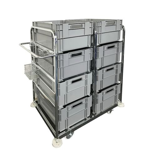 Chariot pour préparation de commande - 46390SN - Rotom Nederland BV - en métal / gerbable