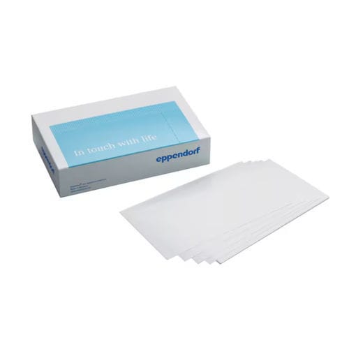 Film de protection - 00301 series - Eppendorf SE - adhésif / en plastique / en aluminium