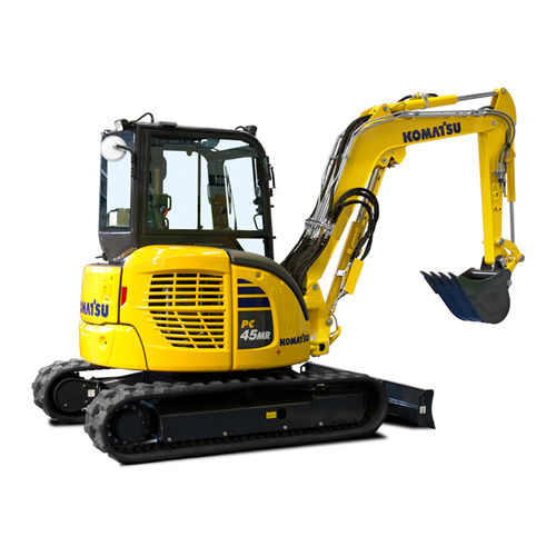 Mini pelle - PC45MR-5 - Komatsu Europe - sur chenilles / diesel / pour chantier de construction