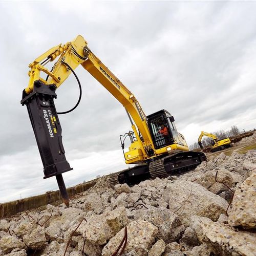 Pelleteuse lourde - PC series  - Komatsu Europe - sur chenilles / diesel / de démolition