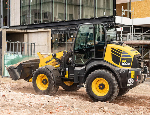 Chargeuse à roues - WA100M-8 - Komatsu Europe - compacte / pour chantier / ergonomique