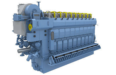 Moteur à gaz - C26:33 - Rolls Royce - à 3 cylindres / turbo