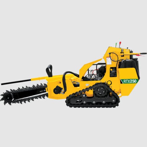 Trancheuse de sol à chaînes - RTX250 - Vermeer Manufacturing - à chenilles / accompagnée