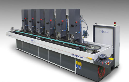 Rectifieuse plane - ESP series - MEPSA - pour tôle métallique / contrôlée par PLC / automatique