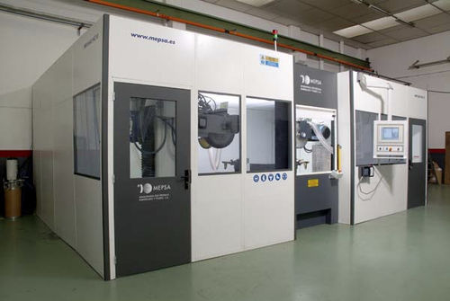 Machine de polissage pour métaux - MRI NC Series - MEPSA - industrielle / avec table rotative / à table rotative