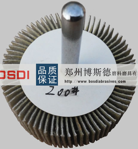 Roue à lamelles d'abrasif appliqué - BSD-C-006 - ZHENGZHOU BOSDI ABRASIVES CO., LTD.