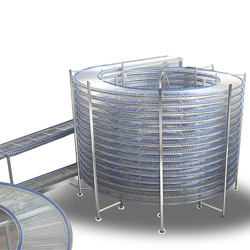 Convoyeur à bande - BDL series - Guangzhou Bossda Mechanical Equipment Co., Ltd. - en spirale / de refroidissement / automatique