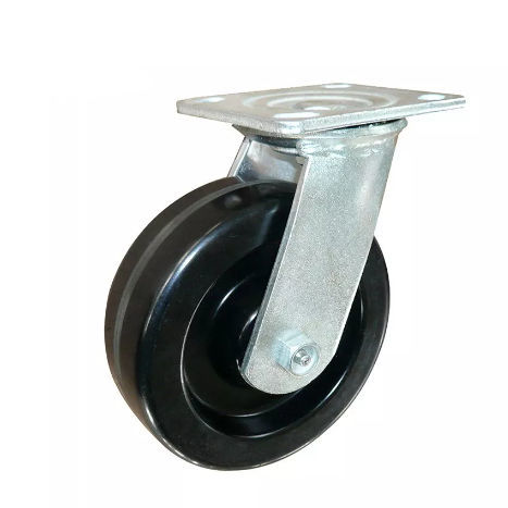 Roulette pivotante - 600PS-100050R-06 - Taizhou Wanda Casters & Hardware Mfg. Co., Ltd. - à platine / double / en acier