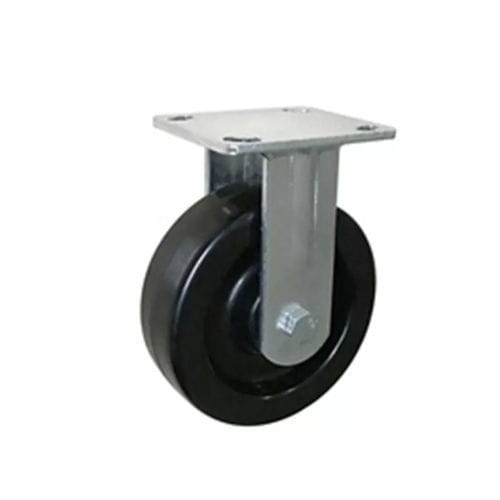 Roulette fixe -  600PF-100050R-06 - Taizhou Wanda Casters & Hardware Mfg. Co., Ltd. - à platine / double / en résine phénolique