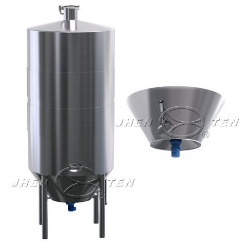 Réservoir de fermentation - JTRHJ series - Wenzhou Jhenten Machinery Co., Ltd. - vin / en acier inoxydable / cylindrique