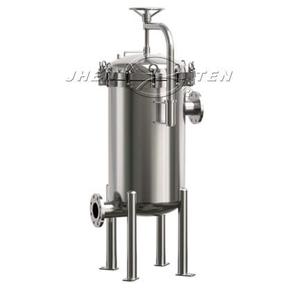 Carter de filtre multipoche - JTGDS series - Wenzhou Jhenten Machinery Co., Ltd. - pour liquide / en acier inoxydable