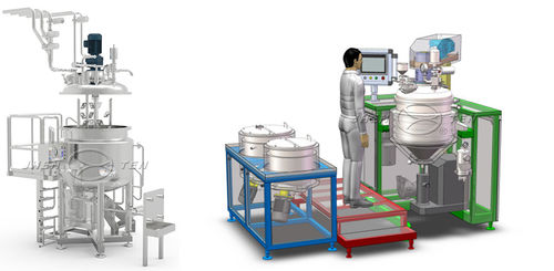 Émulsionneur sous vide - JTZL series - Wenzhou Jhenten Machinery Co., Ltd.