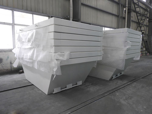 Poubelle en acier - Hero Equipment (Yangzhou) Co., Ltd. - pour déchets industriels / ouverte
