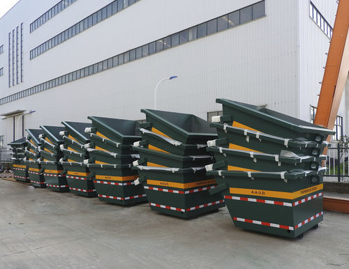 Conteneur à déchets empilable - Hero Equipment (Yangzhou) Co., Ltd. - en acier / pour déchets industriels / ouvert