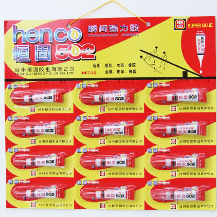 Colle pour verre - Henggu - Henco - pour métal / pour bois / pour le plastique