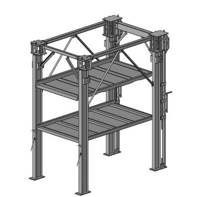 Plateforme pour parking 3 niveaux - CQSL-4 - Qingdao Cherish Intelligent Equipment Co., Ltd.