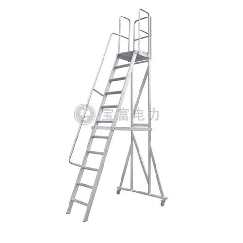 Échelle en aluminium - RLADP  - Suzhou Baofu Electrical&Safety Equipments Co., Ltd. - à plate-forme
