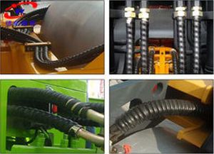 Gaine de protection - Hebei Deyi Plastic Product Co., Ltd. - spiralée / pour tuyau hydraulique / en plastique