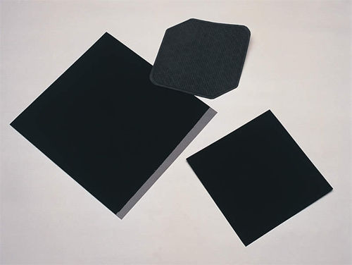 Électrode électrochimique poreuse à gaz - 17 x 17 cm - ElectroChem - en graphite / pour pile à combustible