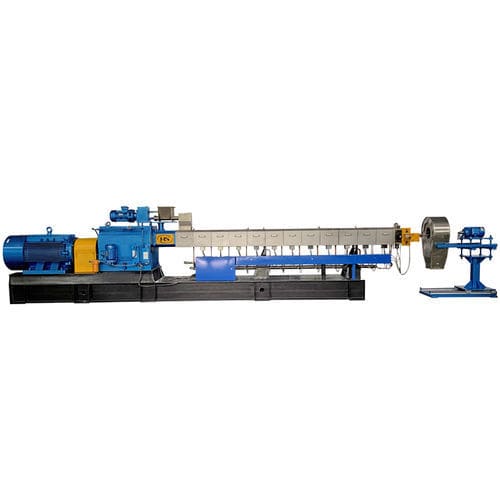 Extrudeuse de compoundage - TSE-75 - Nanjing Haisi Extrusion Equipment Co., Ltd. - pour élastomères / pour TPR / bivis