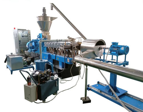 Extrudeuse bivis - TSE-40 - Nanjing Haisi Extrusion Equipment Co., Ltd. - de granulation / pour thermoplastiques biodégradables